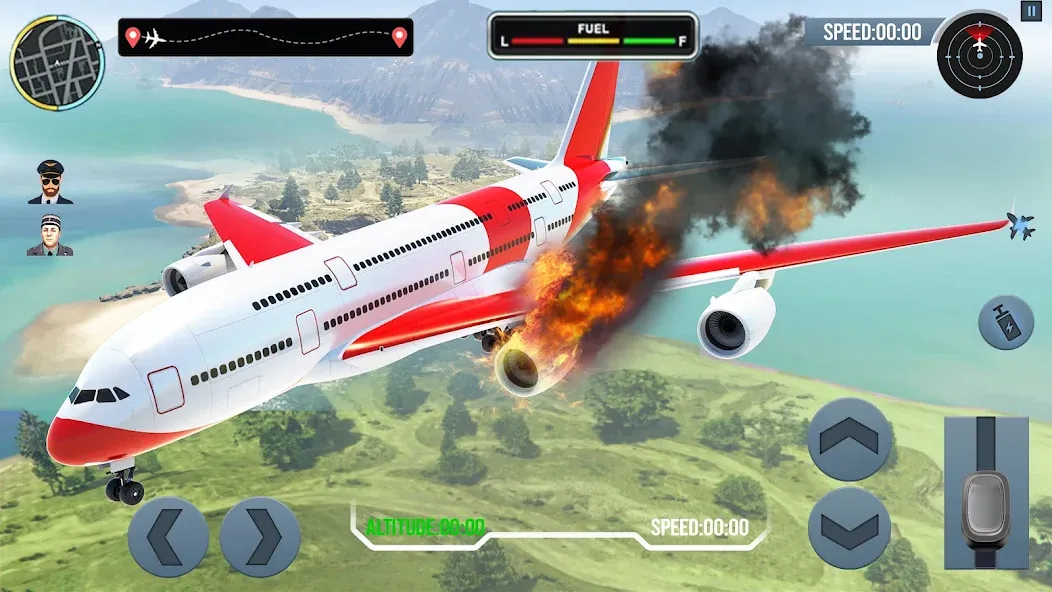 Airplane Simulator Plane Games  [МОД Unlimited Money] Screenshot 4