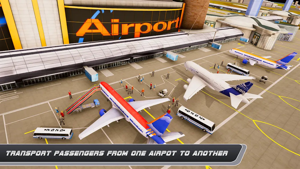 Airplane Simulator Plane Games  [МОД Unlimited Money] Screenshot 5