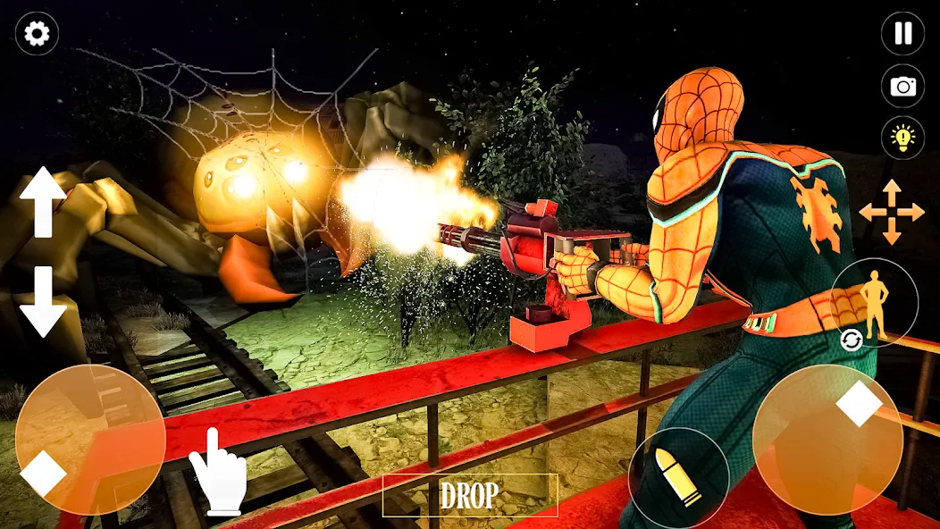 Horror Spider : Scary Train  [МОД Mega Pack] Screenshot 2