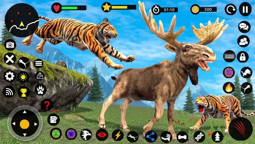 Tiger Games: Tiger Sim Offline  [МОД Unlimited Money] Screenshot 2