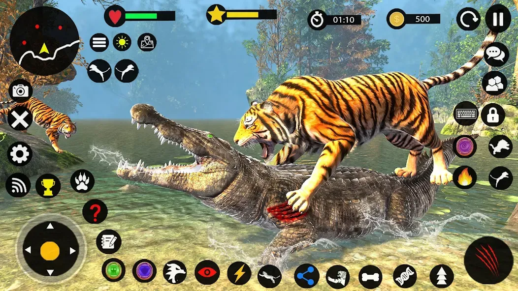 Tiger Games: Tiger Sim Offline  [МОД Unlimited Money] Screenshot 3