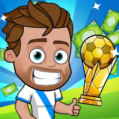 Взломанная Idle Soccer Story - Tycoon RPG (Айдл Соккер Стори)  [МОД Много денег] - стабильная версия apk на Андроид