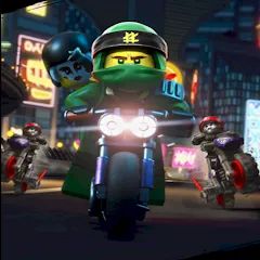 Скачать взломанную Go Ninja Moto Race (Го Ниндзя Мото Гонка)  [МОД Много денег] - последняя версия apk на Андроид