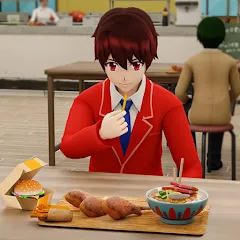 Взлом Anime Boy High School Life 3d  [МОД Menu] - последняя версия apk на Андроид