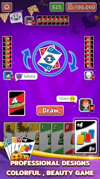 4 Colors Card Game (Цвета Карточная Игра)  [МОД Unlocked] Screenshot 2