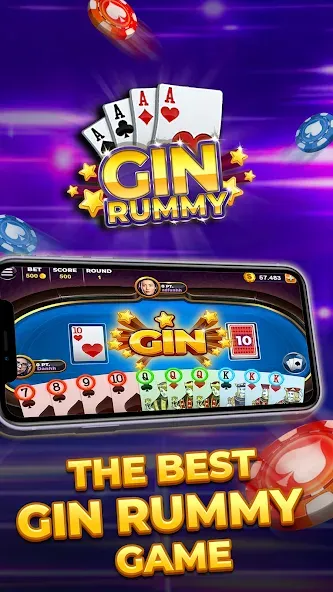 Gin Rummy - Card Game (Джин Рами)  [МОД Много монет] Screenshot 5