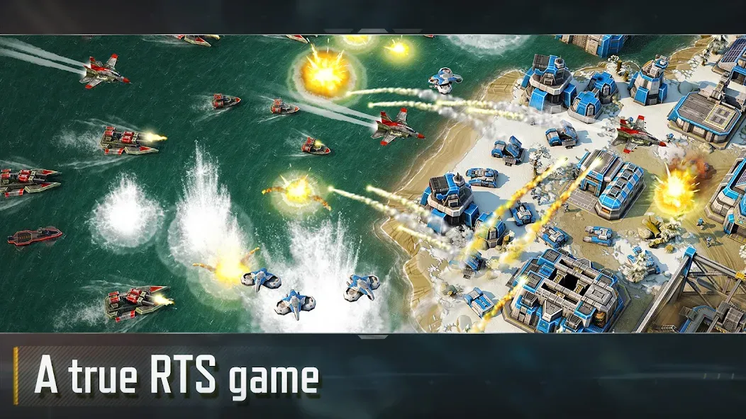 Art of War 3:RTS strategy game (Арт оф Вар 3)  [МОД Много монет] Screenshot 1