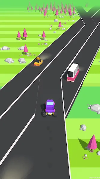 Traffic Run!: Driving Game  [МОД Много монет] Screenshot 3