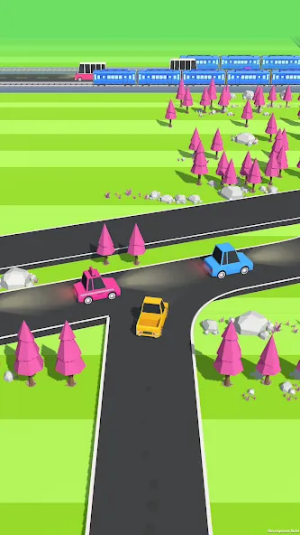 Traffic Run!: Driving Game  [МОД Много монет] Screenshot 5