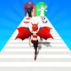 Взломанная Heaven Life Rush! Paradise Run  [МОД Все открыто] - последняя версия apk на Андроид