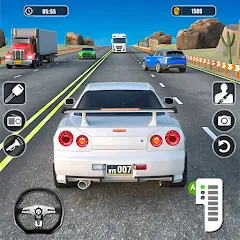 Взлом Real Highway Car Racing Games  [МОД Mega Pack] - стабильная версия apk на Андроид