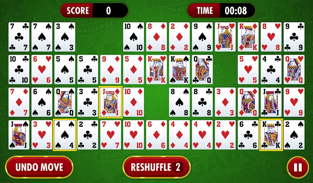 Gaps Solitaire Challenge (Гапс Солитер Челлендж)  [МОД Бесконечные монеты] Screenshot 4