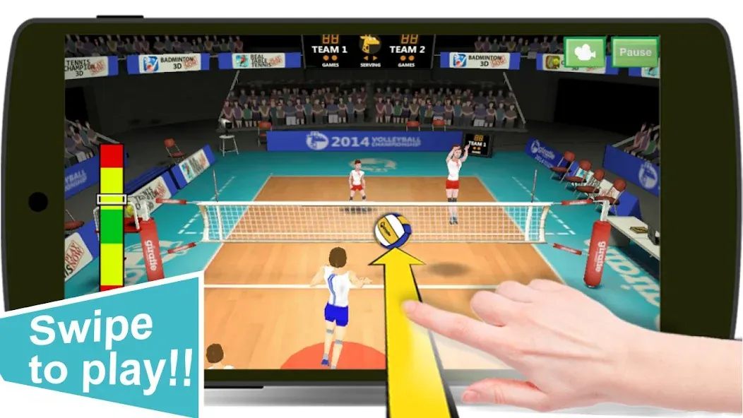 Volleyball Champions 3D - Onli  [МОД Бесконечные деньги] Screenshot 2