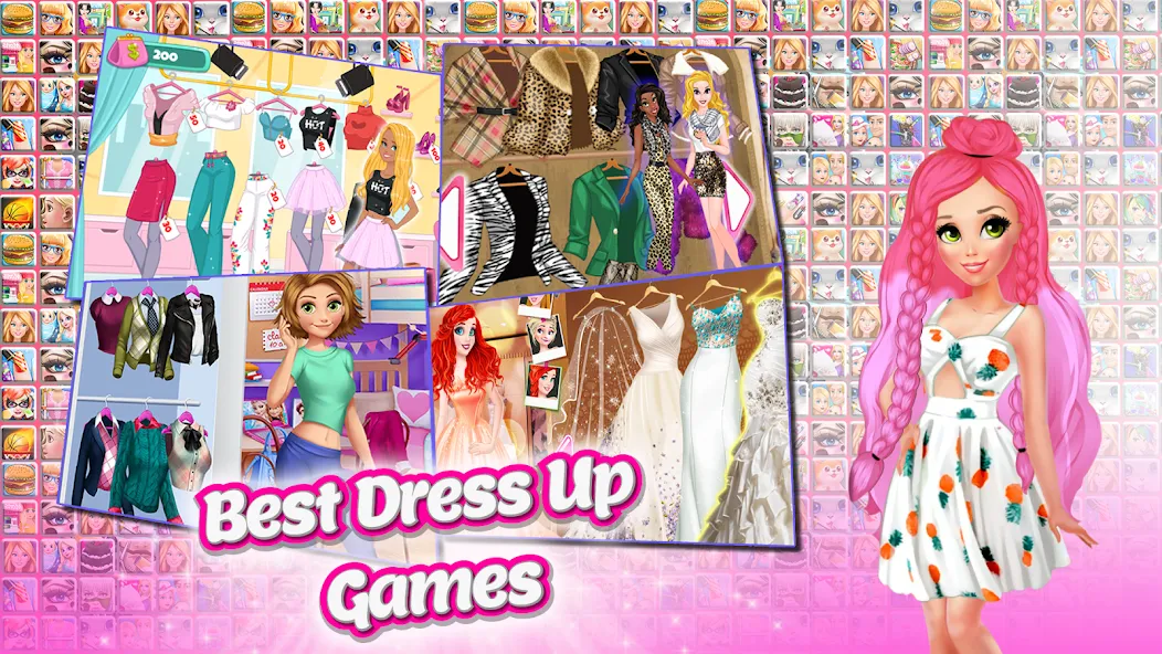 Frippa Games for Girls (Фриппа игры для девочек)  [МОД Unlocked] Screenshot 2