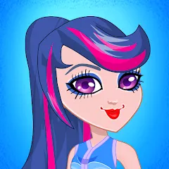 Взлом Pony College Student Dress Up (Пони Студент Колледжа Одеваются)  [МОД Бесконечные монеты] - последняя версия apk на Андроид