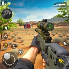 Взломанная Fps Shooting Gun War: Gun Game  [МОД Все открыто] - последняя версия apk на Андроид