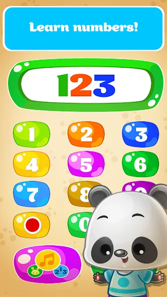 Babyphone game Numbers Animals  [МОД Menu] Screenshot 2