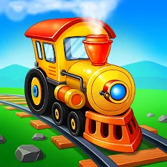 Скачать взломанную Train Games for Kids: station  [МОД Unlimited Money] - стабильная версия apk на Андроид