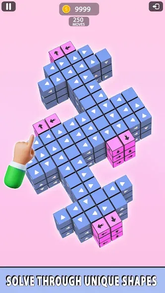 Tap Away: Puzzle Games (Тап Эвей 3Д)  [МОД Бесконечные деньги] Screenshot 4