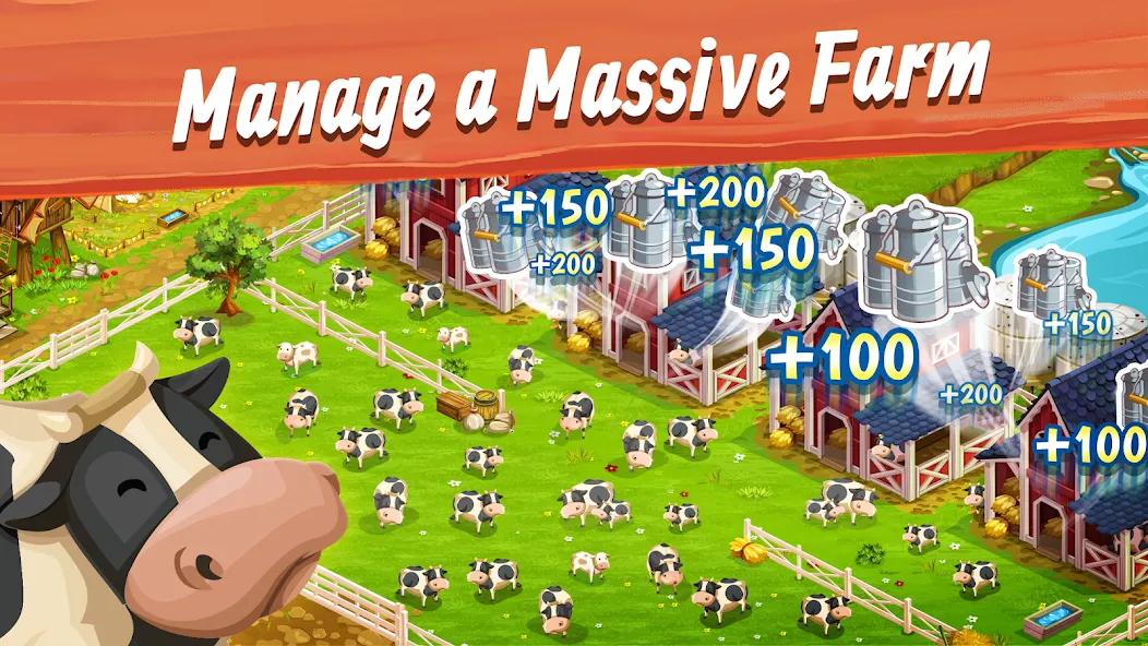 Big Farm: Mobile Harvest (Биг Фарм)  [МОД Unlocked] Screenshot 3