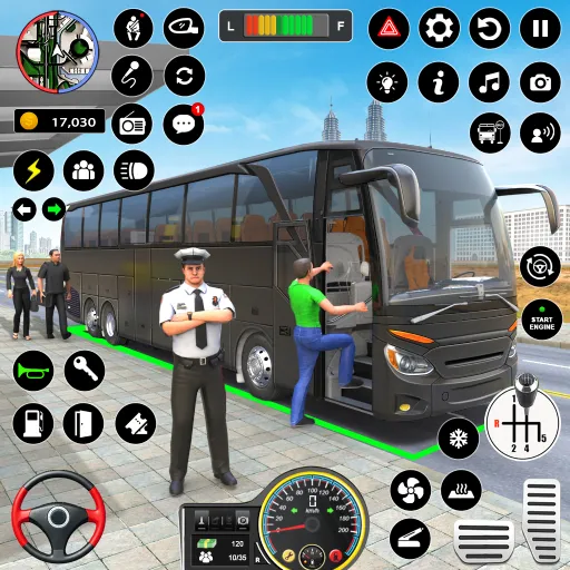 Bus Simulator - Driving Games  [МОД Все открыто] Screenshot 1