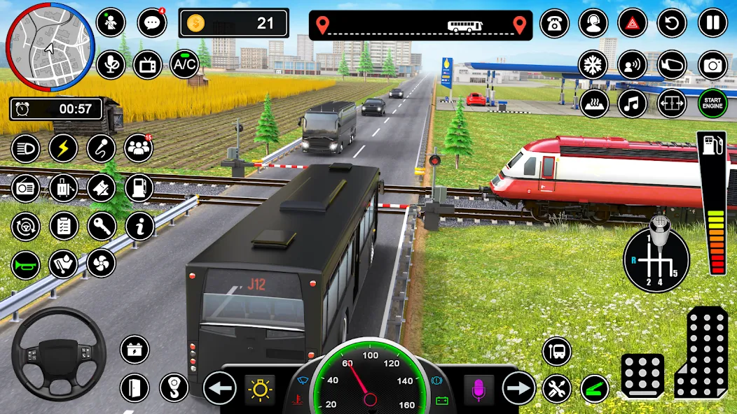 Bus Simulator - Driving Games  [МОД Все открыто] Screenshot 4