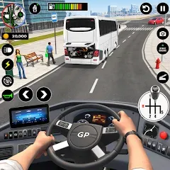 Скачать взломанную Bus Simulator - Driving Games  [МОД Все открыто] - последняя версия apk на Андроид