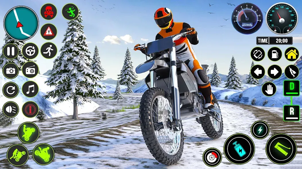 GT Bike Racing Game Moto Stunt (ДжиТи Байк Рейсинг Гейм Мото Стант)  [МОД Бесконечные монеты] Screenshot 3