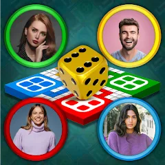 Скачать взломанную Multiplayer Dice Ludo Games (Мультиплеер Дайс Лудо Игры)  [МОД Unlocked] - стабильная версия apk на Андроид