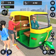 Взлом Tuk Tuk Auto Driving Games 3D  [МОД Все открыто] - стабильная версия apk на Андроид