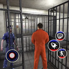 Скачать взломанную Prison Escape- Jail Break Game (Побег из тюрьмы 3D)  [МОД Много денег] - стабильная версия apk на Андроид