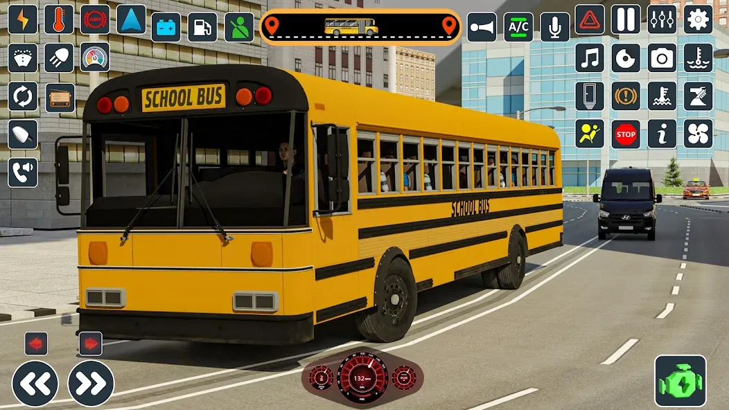 School Bus 3d : City Bus Games (Школьный автобус симулятор игры на автобусе)  [МОД Menu] Screenshot 5