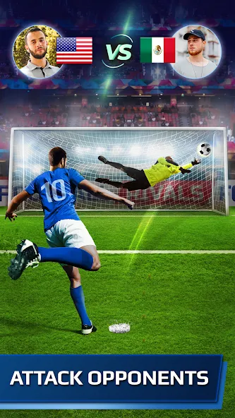 Football Rivals: Soccer Game (Футбольные соперники)  [МОД Menu] Screenshot 1