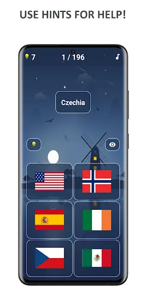 Flags of World Countries Quiz  [МОД Mega Pack] Screenshot 4