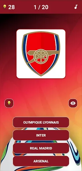 Guess the Soccer Logo Quiz  [МОД Unlocked] Screenshot 1