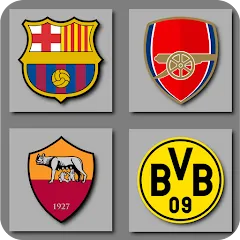 Взломанная Guess the Soccer Logo Quiz  [МОД Unlocked] - стабильная версия apk на Андроид