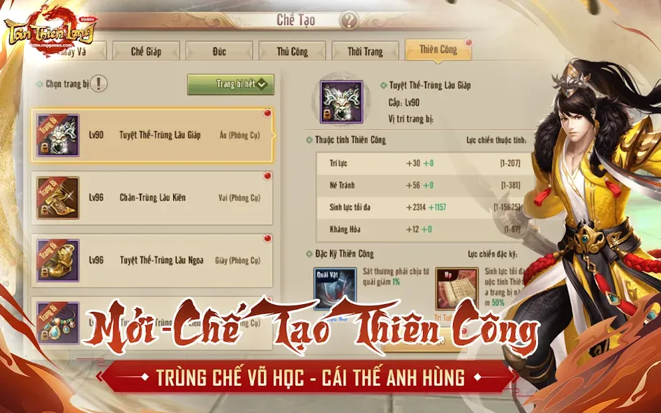 Tân Thiên Long Mobile  [МОД Бесконечные деньги] Screenshot 2