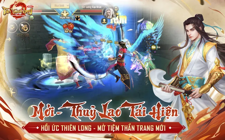 Tân Thiên Long Mobile  [МОД Бесконечные деньги] Screenshot 4