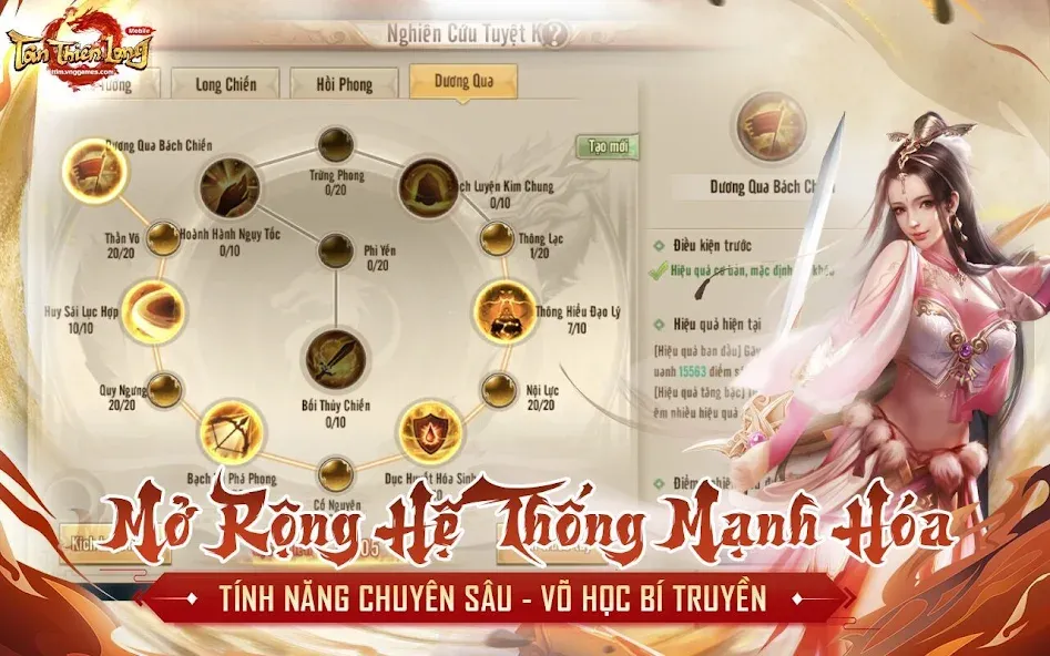 Tân Thiên Long Mobile  [МОД Бесконечные деньги] Screenshot 5