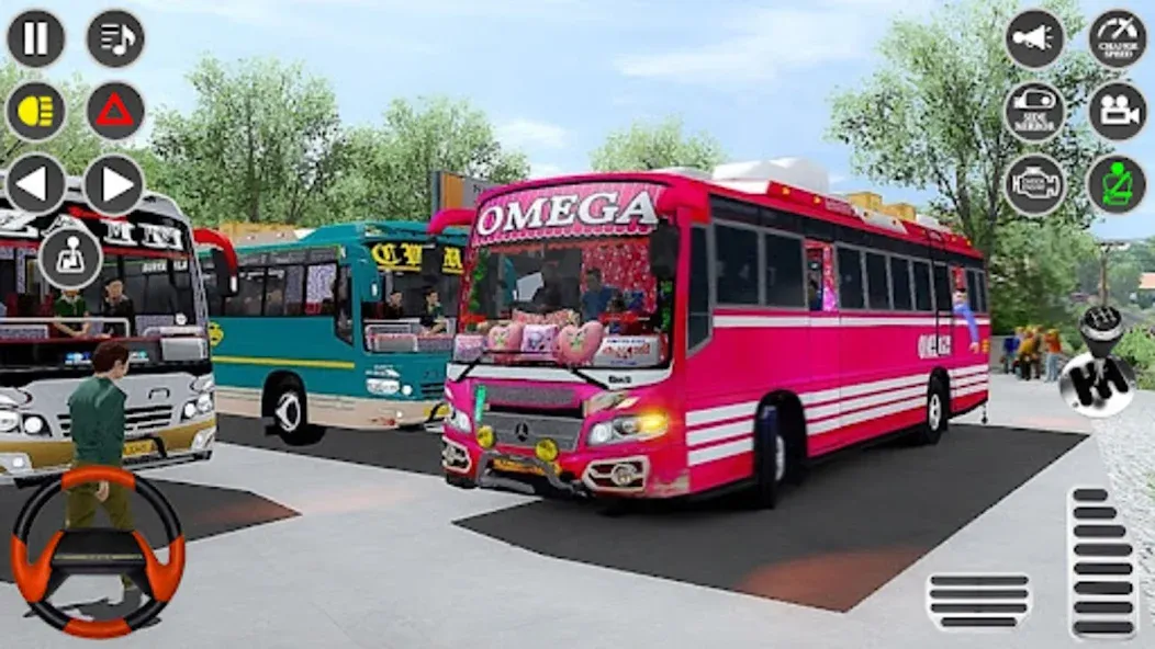 Real Passenger Bus Driving Sim  [МОД Бесконечные монеты] Screenshot 5