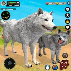 Взлом Wild Wolf Simulator Games  [МОД Бесконечные монеты] - последняя версия apk на Андроид