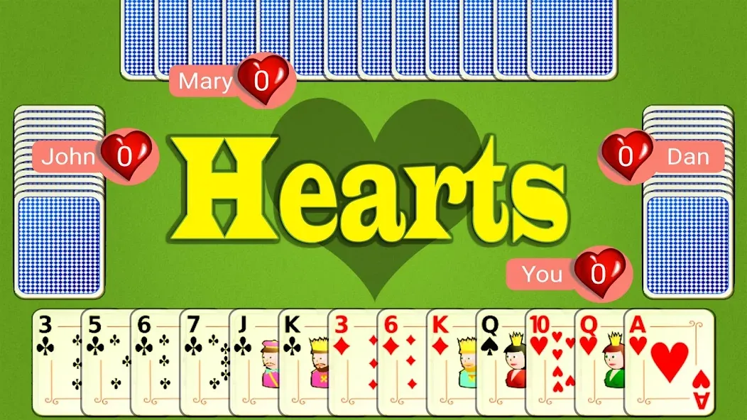 Hearts Mobile  [МОД Меню] Screenshot 1