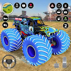 Скачать взлом Extreme Monster Truck Game 3D (Монстр Трак Экстремальные Игры)  [МОД Unlocked] - последняя версия apk на Андроид