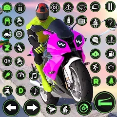 Взломанная Racing Bike Stunt Games Master (Гонки на мотоциклах Мастер игр в трюки)  [МОД Menu] - последняя версия apk на Андроид