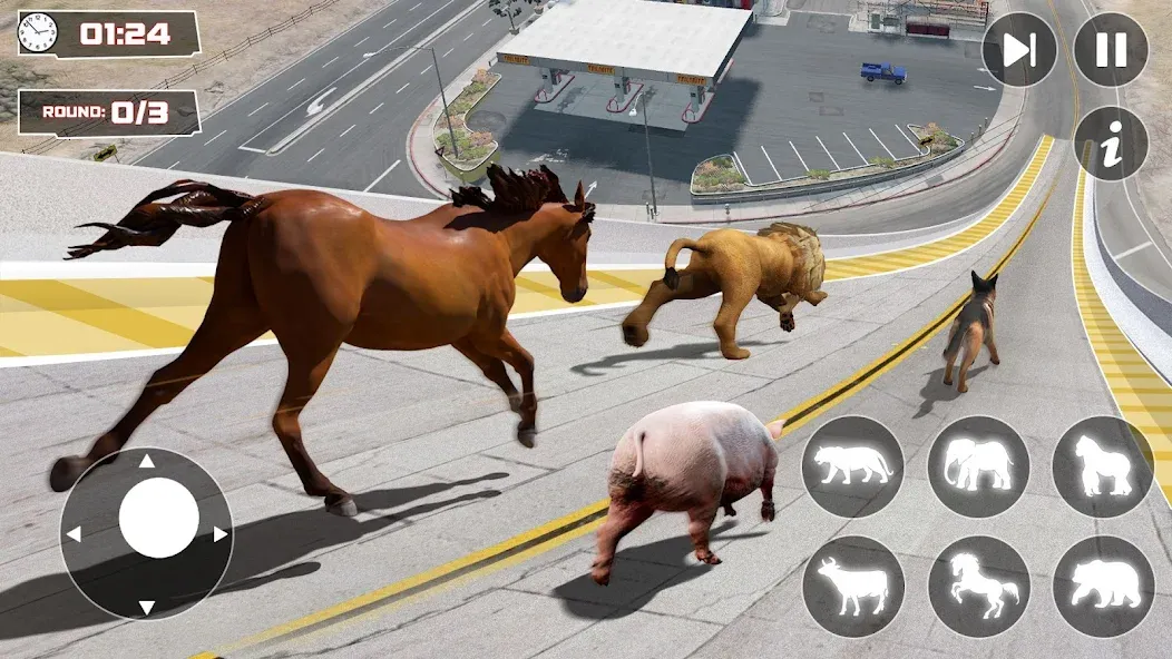 GT Animal 3D: Racing Game (Анимал Симулятор 3D)  [МОД Unlimited Money] Screenshot 1