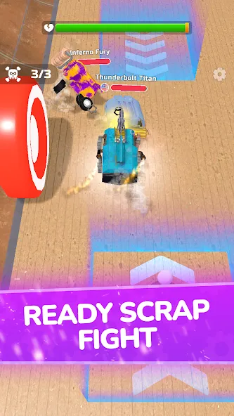 Scrap Robot Fighting (Скрап Робот Файтинг)  [МОД Бесконечные монеты] Screenshot 3