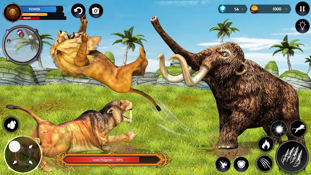 Lion Simulator Wild Lion Games  [МОД Menu] Screenshot 5