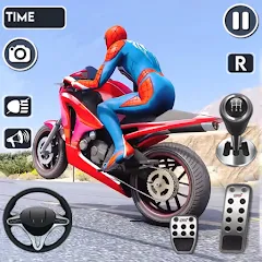 Взлом Spider Bike Stunt 3D Mega Ramp  [МОД Бесконечные монеты] - последняя версия apk на Андроид