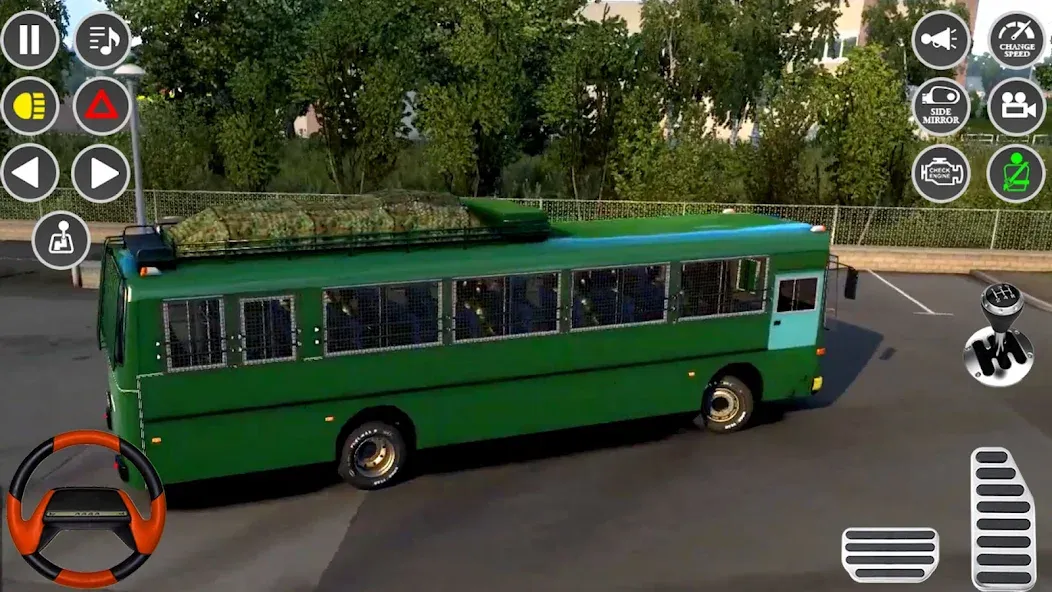 US Military Coach Simulator 3D  [МОД Бесконечные деньги] Screenshot 4