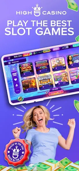 High 5 Casino: Real Slot Games (Хай 5 Казино)  [МОД Unlimited Money] Screenshot 1